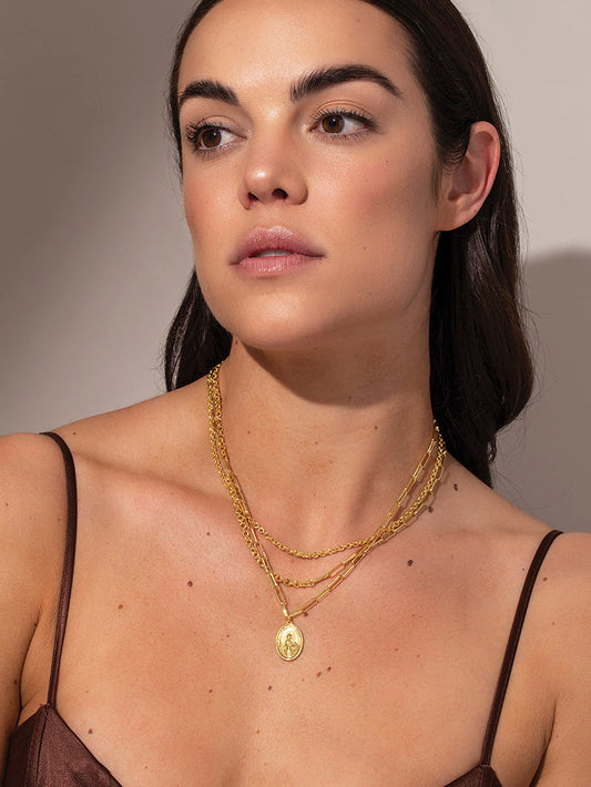 Three's Company Necklace | Gold | Product Image | Uncommon James