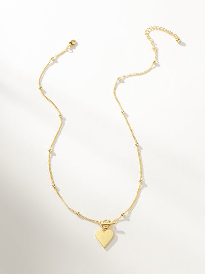 ["Touch of Love Necklace ", " Gold ", " Product Image ", " Uncommon James"]