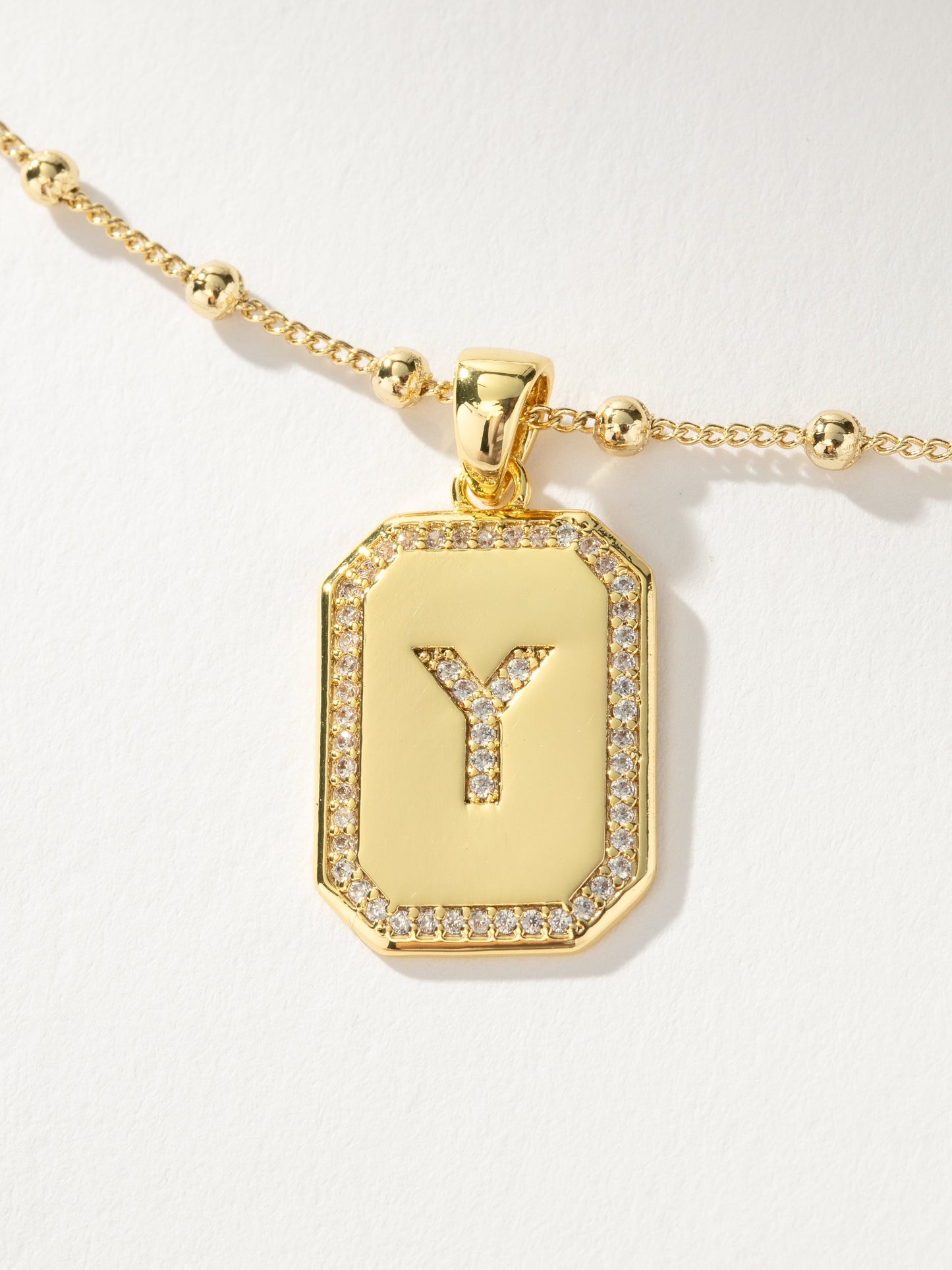 Sur 2.0 Necklace | Gold Y | Product Detail Image | Uncommon James