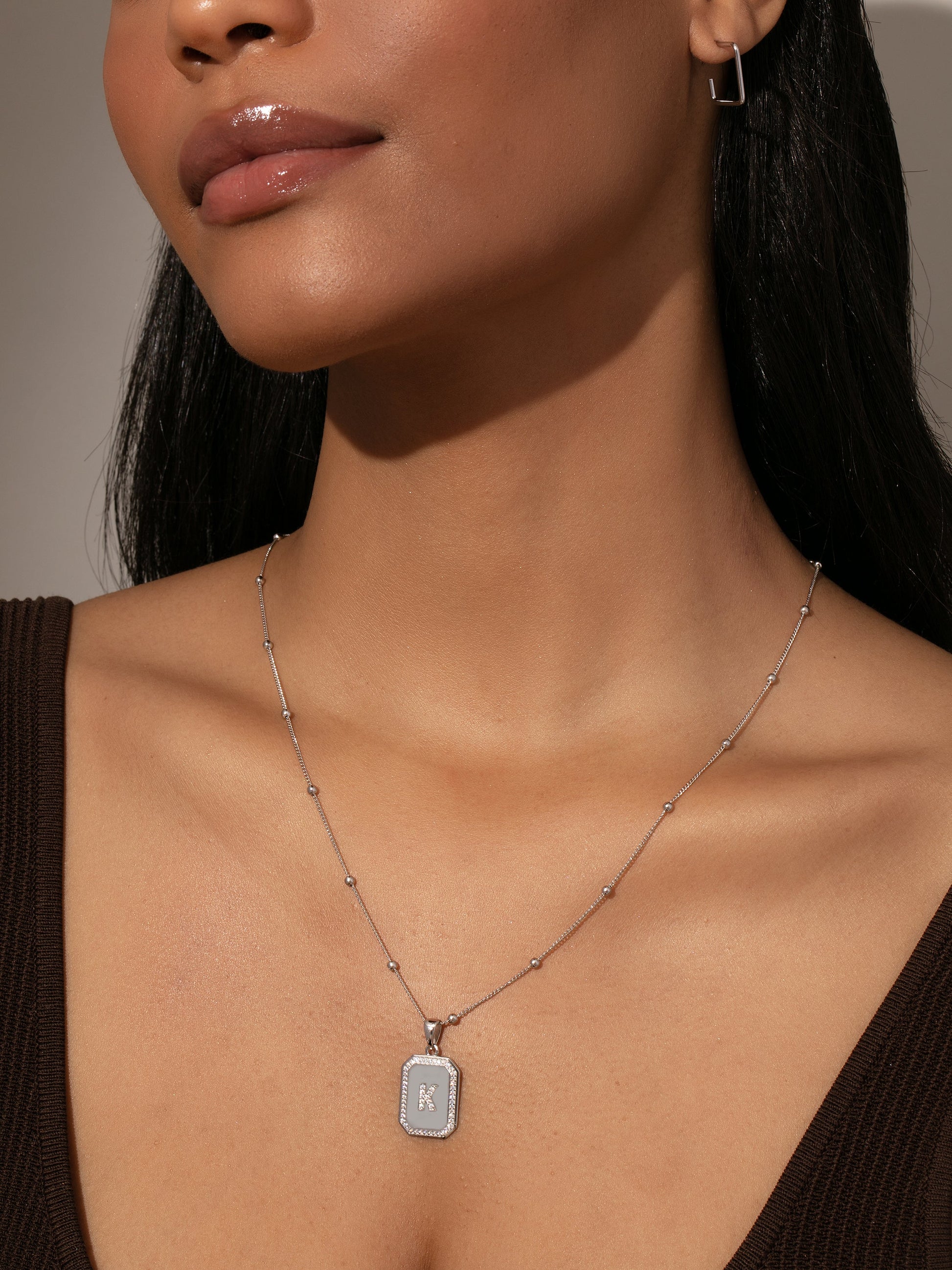 Sur 2.0 Necklace | Sterling Silver | Model Image | Uncommon James
