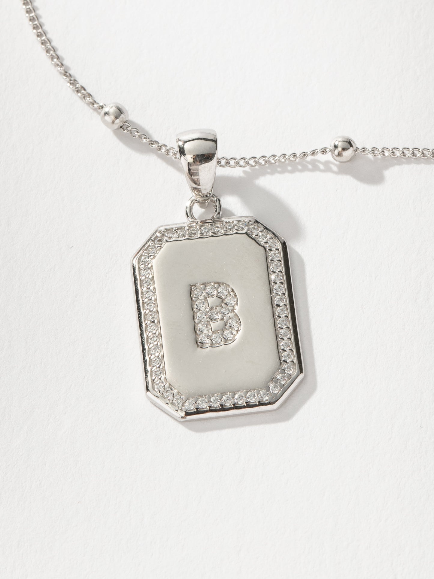 Sur 2.0 Necklace | Sterling Silver B | Product Detail Image | Uncommon James