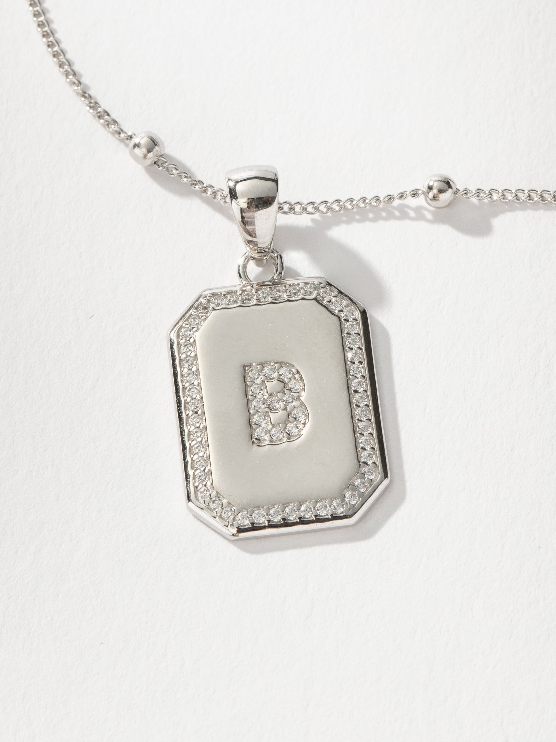 Sur 2.0 Necklace | Sterling Silver B | Product Detail Image | Uncommon James