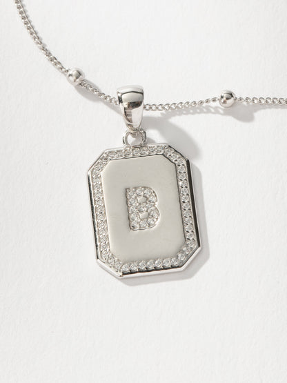 ["Sur 2.0 Necklace ", " Sterling Silver B ", " Product Detail Image ", " Uncommon James"]
