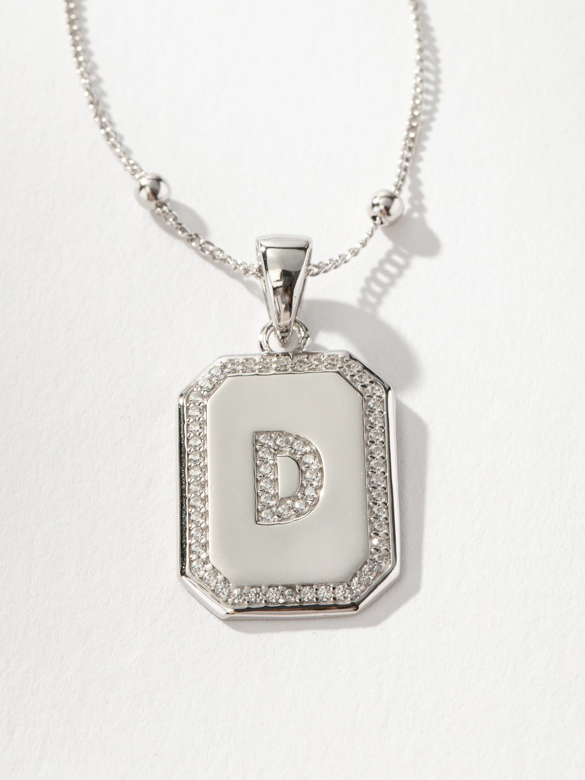 Sur 2.0 Necklace | Sterling Silver D | Product Detail Image | Uncommon James