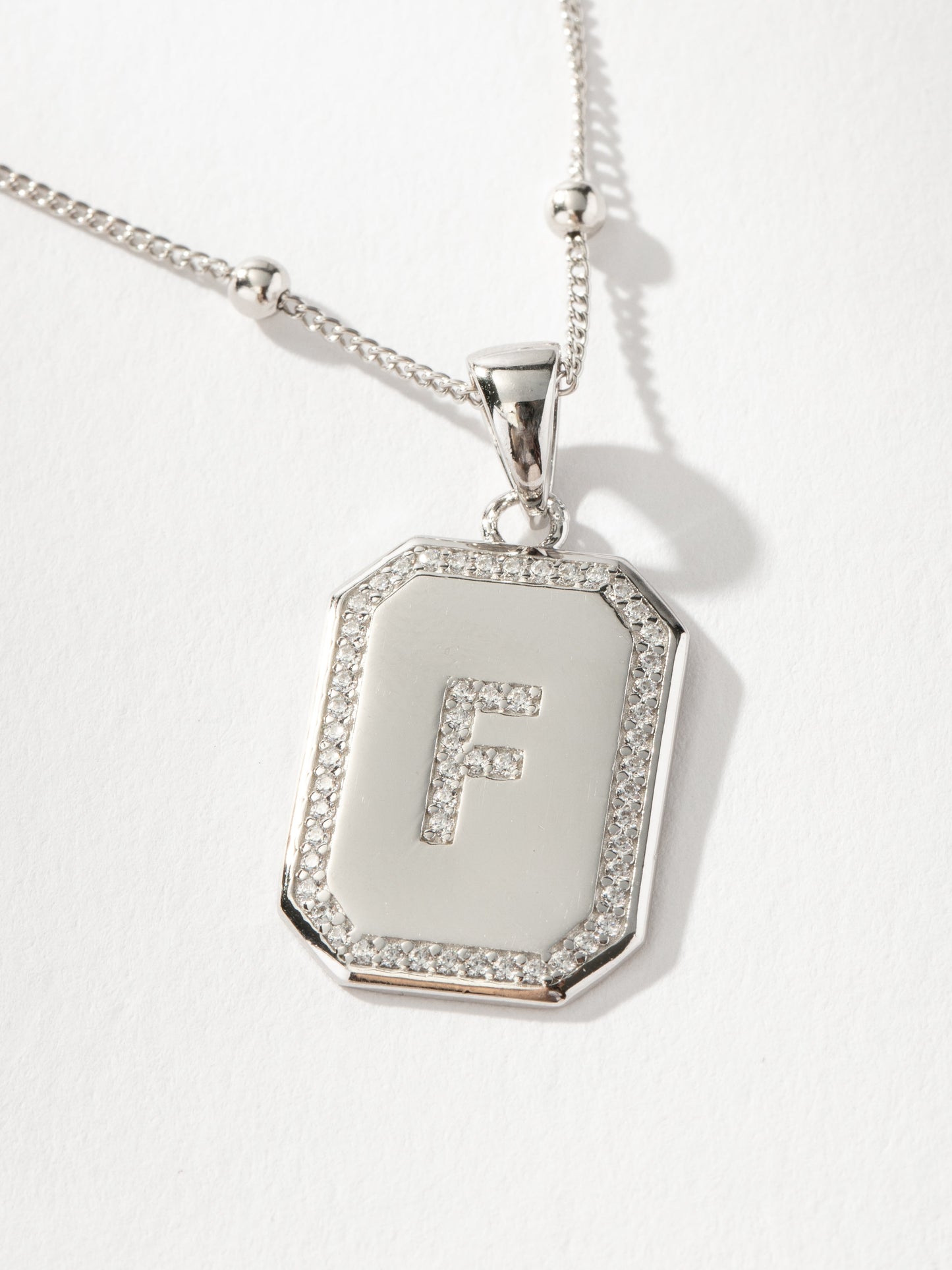 Sur 2.0 Necklace | Sterling Silver F | Product Detail Image | Uncommon James