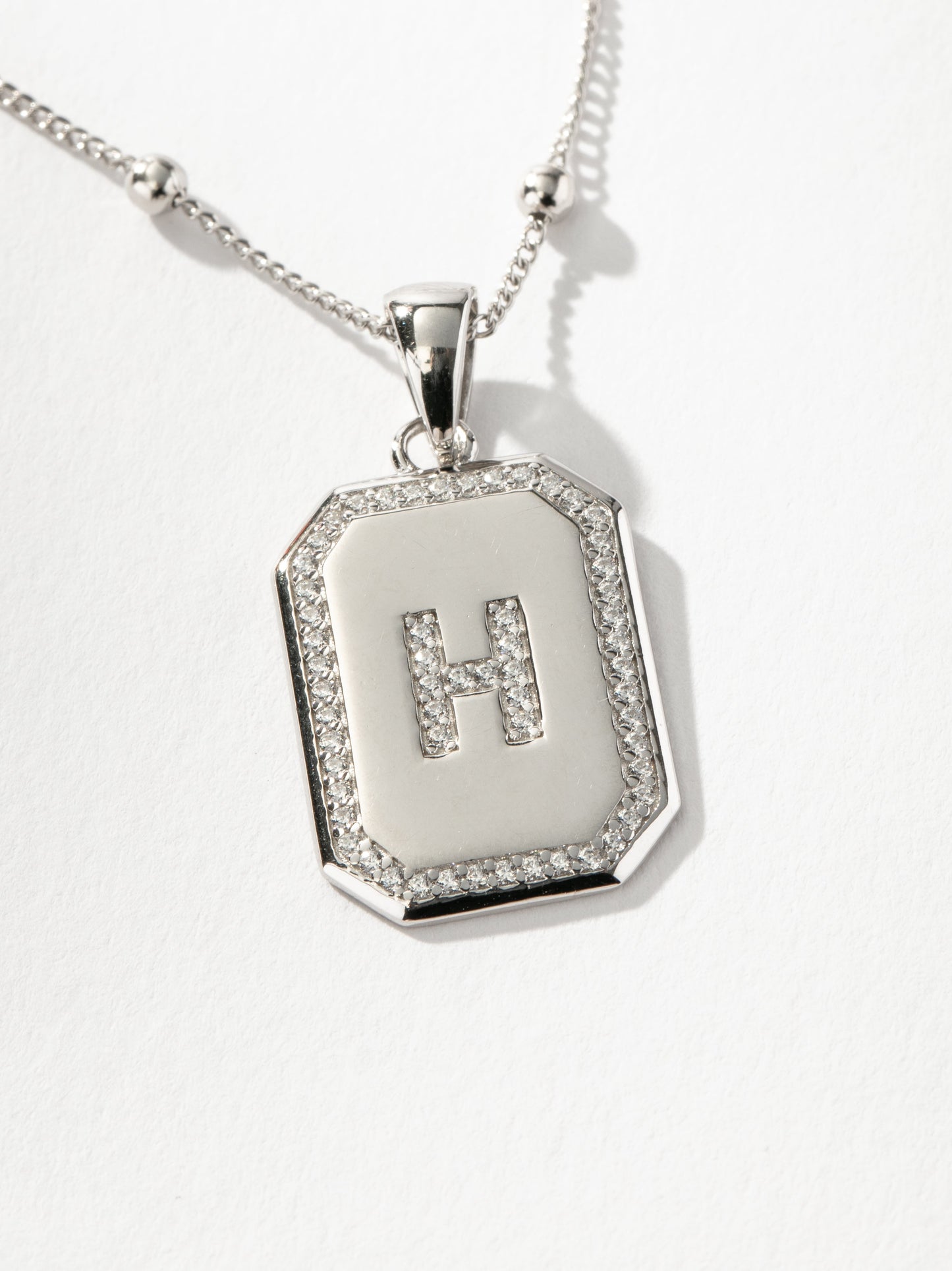 Sur 2.0 Necklace | Sterling Silver H | Product Detail Image | Uncommon James