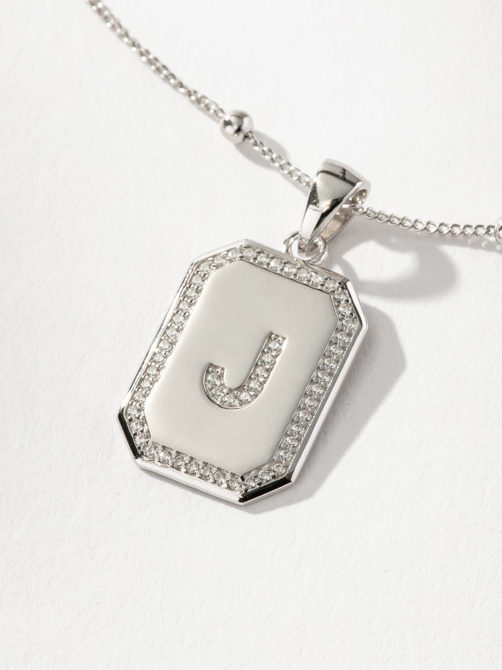 Sur 2.0 Necklace | Sterling Silver J | Product Detail Image | Uncommon James