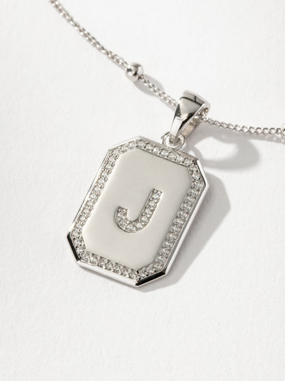 ["Sur 2.0 Necklace ", " Sterling Silver J ", " Product Detail Image ", " Uncommon James"]