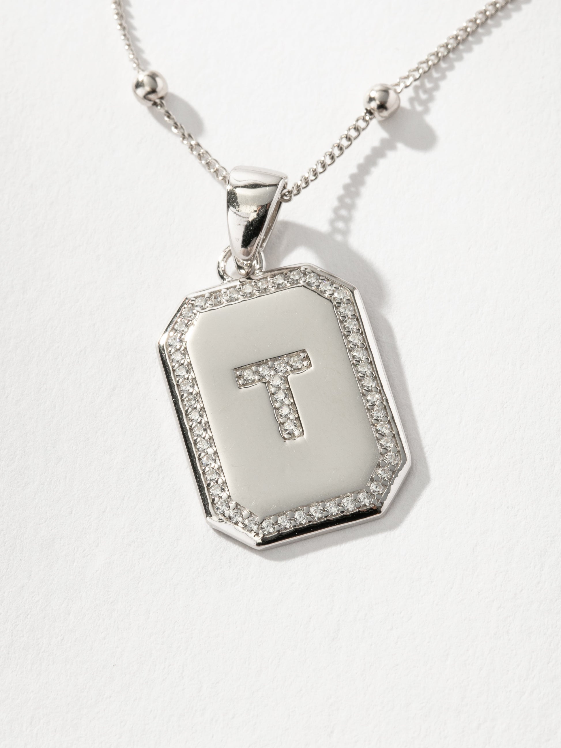Sur 2.0 Necklace | Sterling Silver T | Product Detail Image | Uncommon James