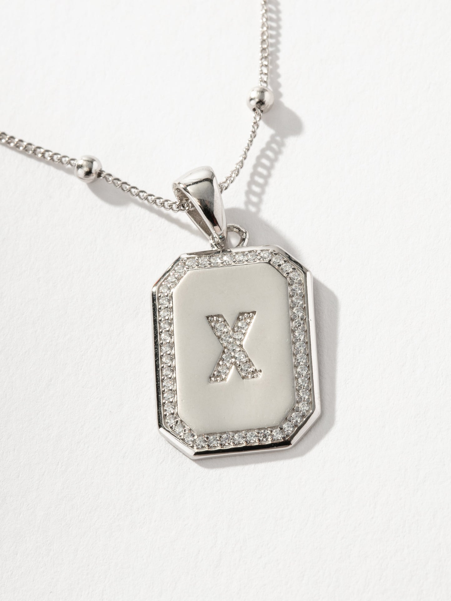 Sur 2.0 Necklace | Sterling Silver X | Product Detail Image | Uncommon James