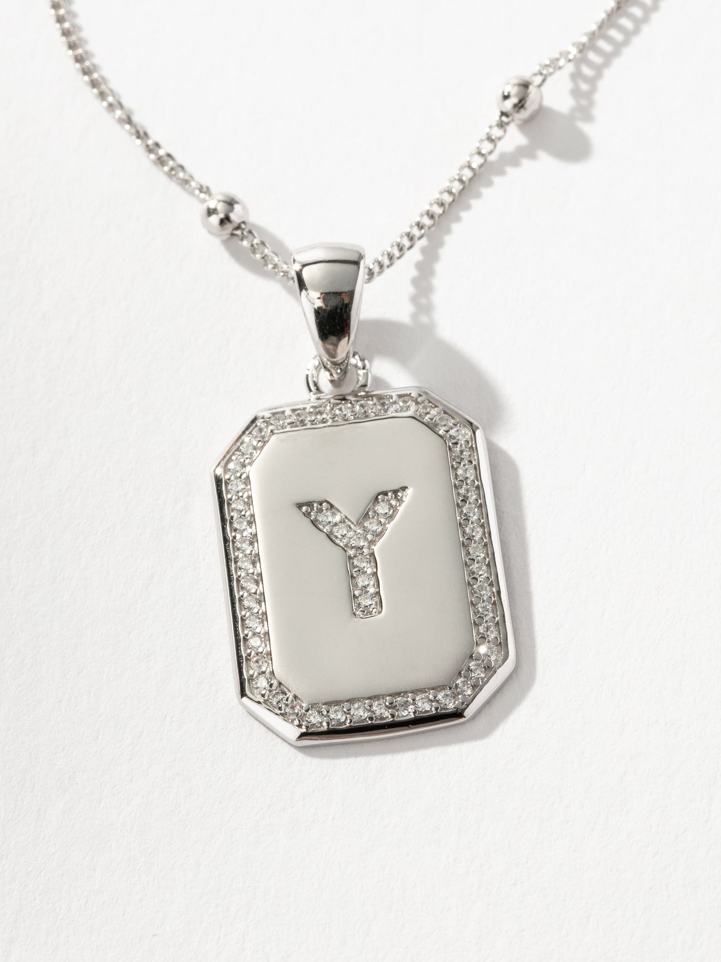 Sur 2.0 Necklace | Sterling Silver Y | Product Detail Image | Uncommon James