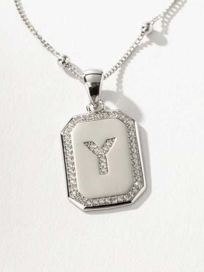 ["Sur 2.0 Necklace ", " Sterling Silver Y ", " Product Detail Image ", " Uncommon James"]