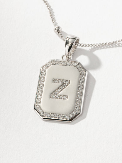["Sur 2.0 Necklace ", " Sterling Silver Z ", " Product Detail Image ", " Uncommon James"]