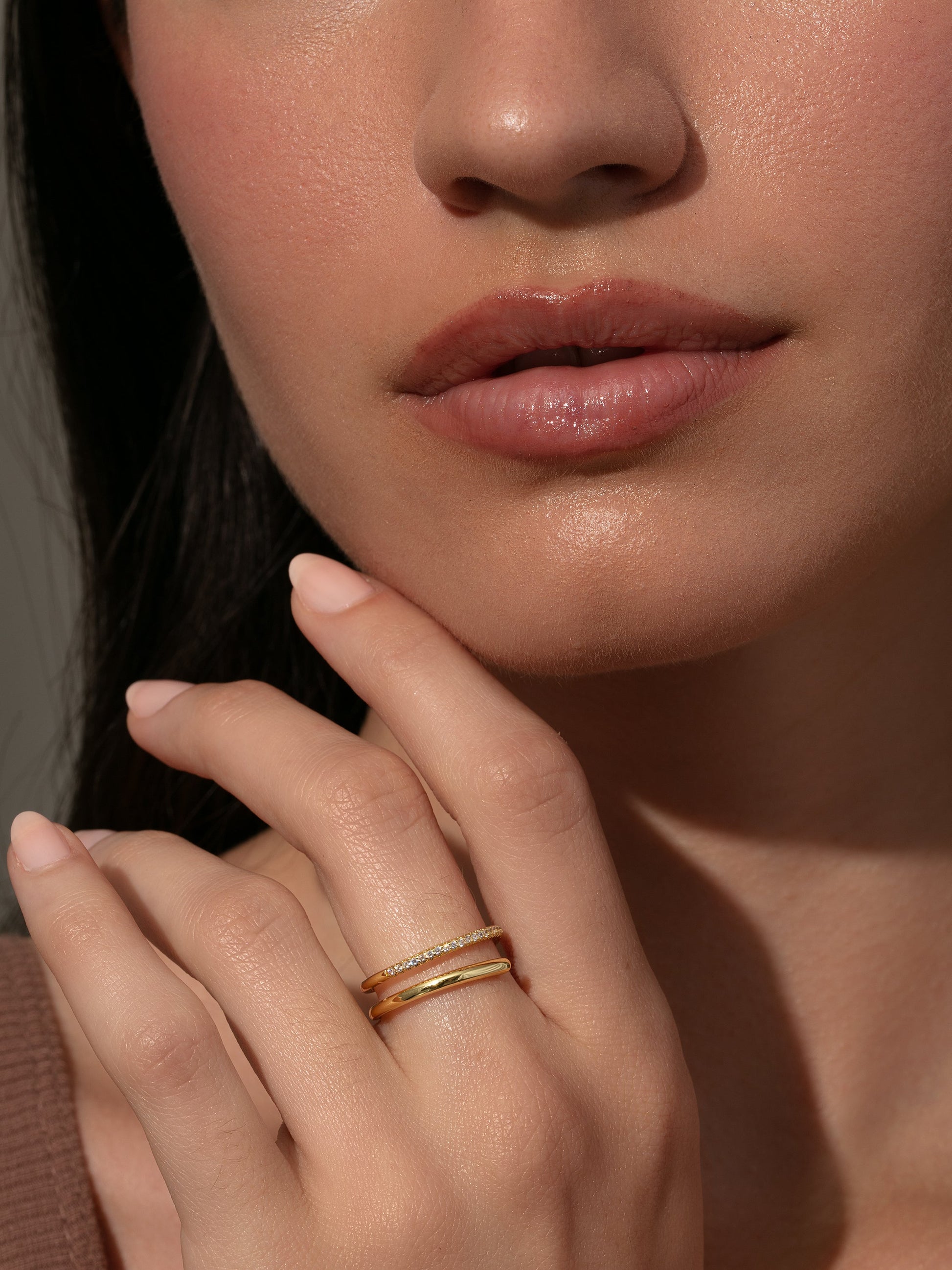 Versatile Ring | Gold | Model Image | Uncommon James