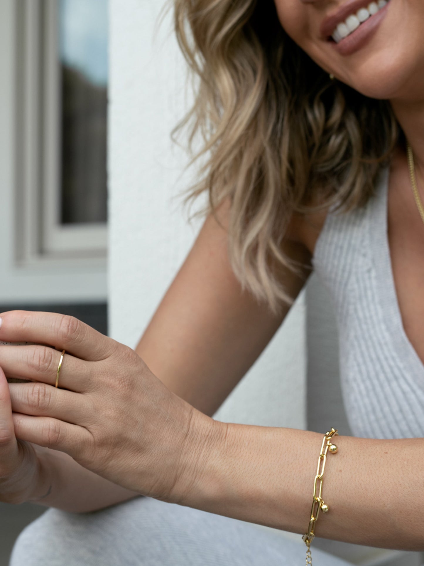 Step Up Chain Bracelet | Gold | KC Image | Uncommon James