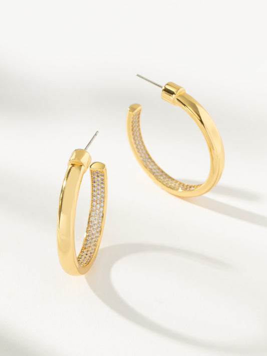 Closer Look Hoops | Gold | Product Image | Uncommon James