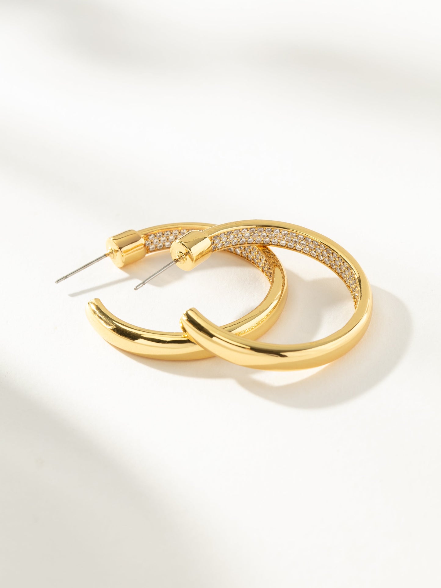 Closer Look Hoops | Gold | Product Detail Image | Uncommon James