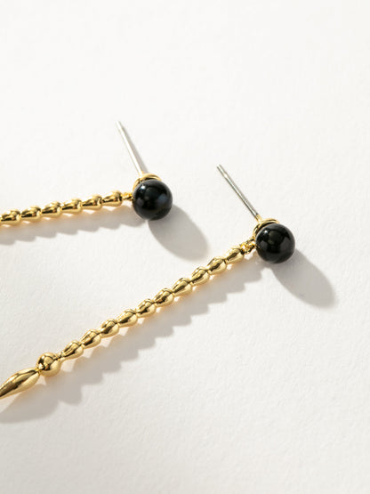 ["Down to It Earrings ", " Gold ", " Product Detail Image ", " Uncommon James"]