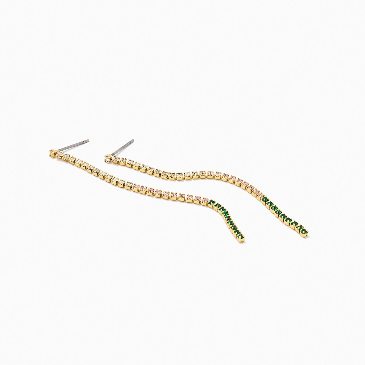 Green Light Earrings | Gold | Product Detail Image | Uncommon James