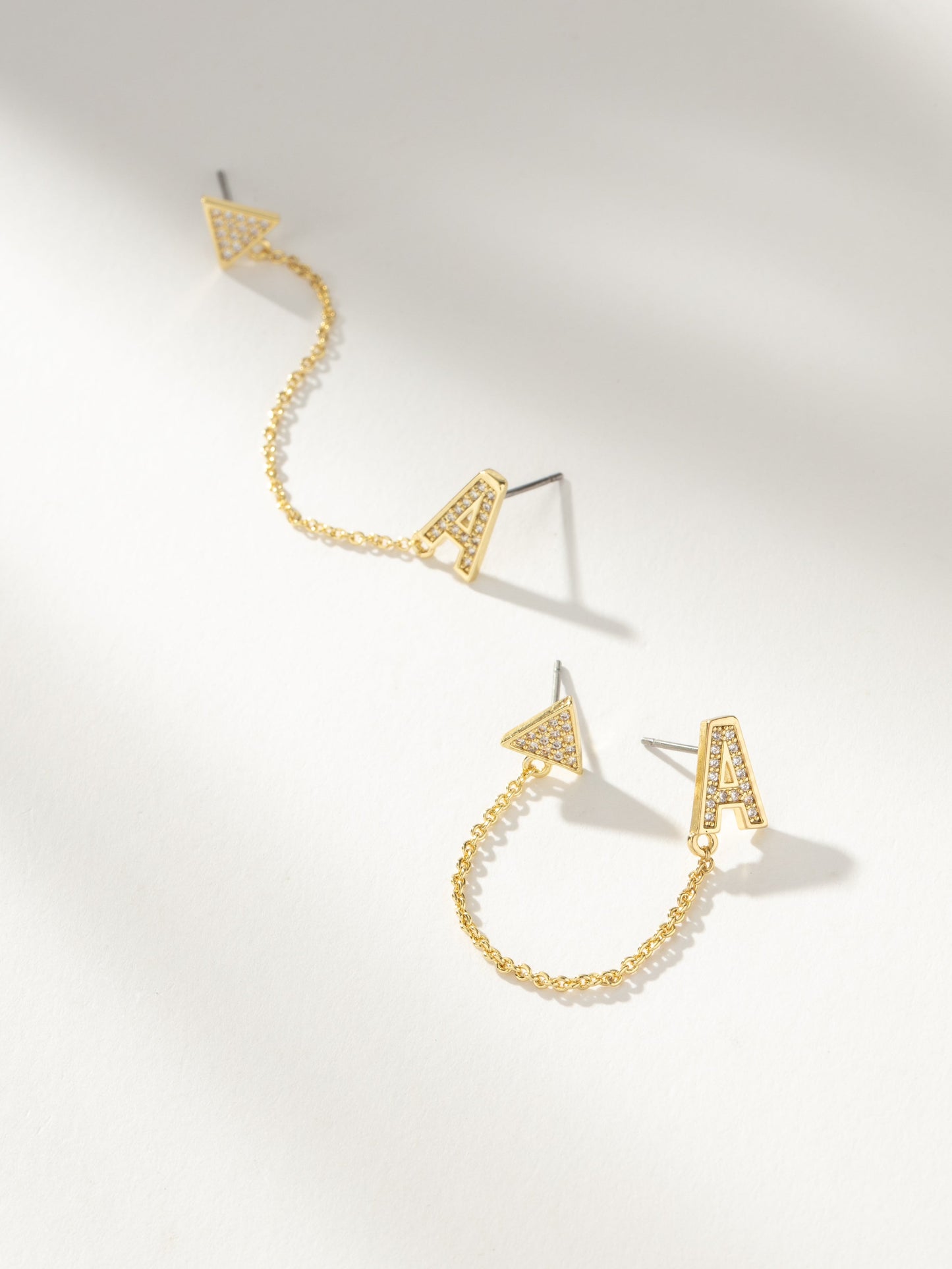 Initial Ear Climber | Gold | Product Detail Image | Uncommon James