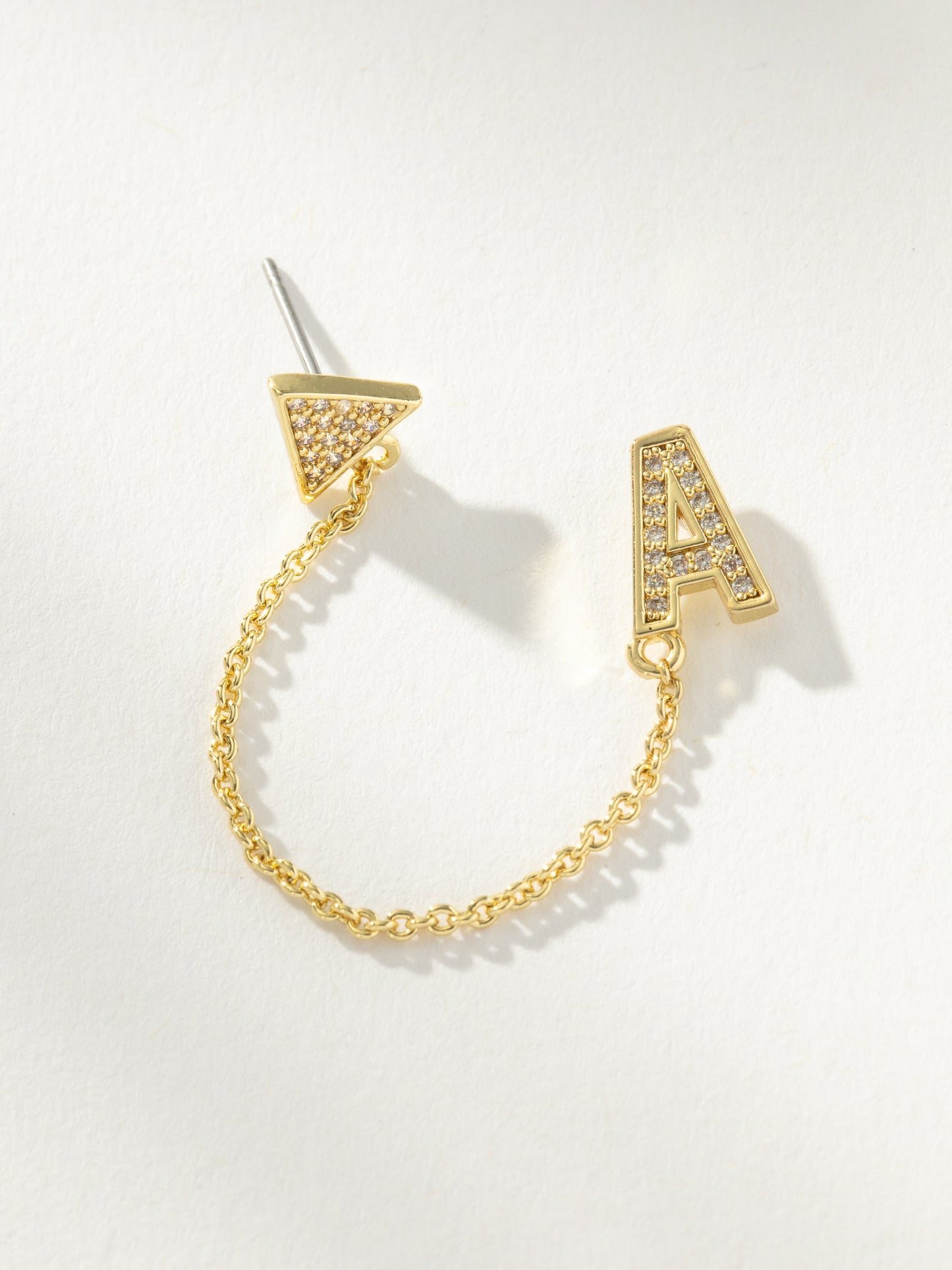 Initial Ear Climber | Gold A | Product Image | Uncommon James