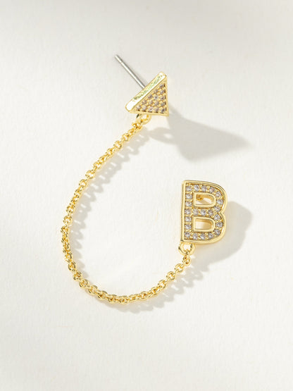 ["Initial Ear Climber ", " Gold B ", " Product Image ", " Uncommon James"]