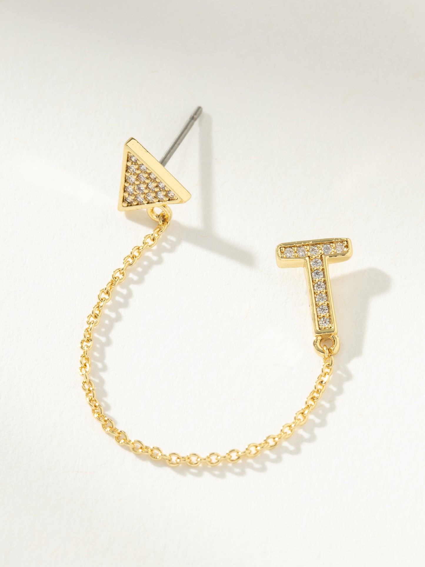Initial Ear Climber | Gold T | Product Image | Uncommon James