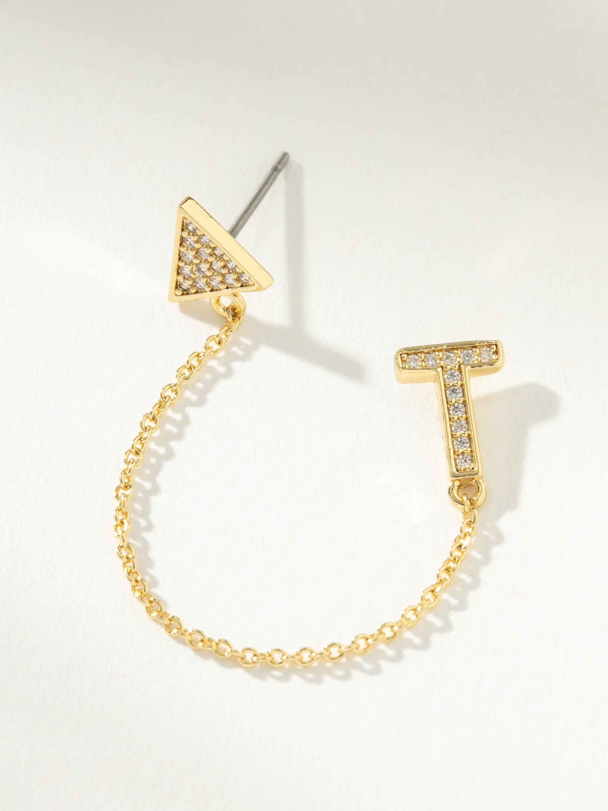 Initial Ear Climber | Gold T | Product Image | Uncommon James