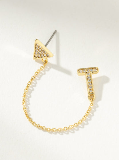 ["Initial Ear Climber ", " Gold T ", " Product Image ", " Uncommon James"]