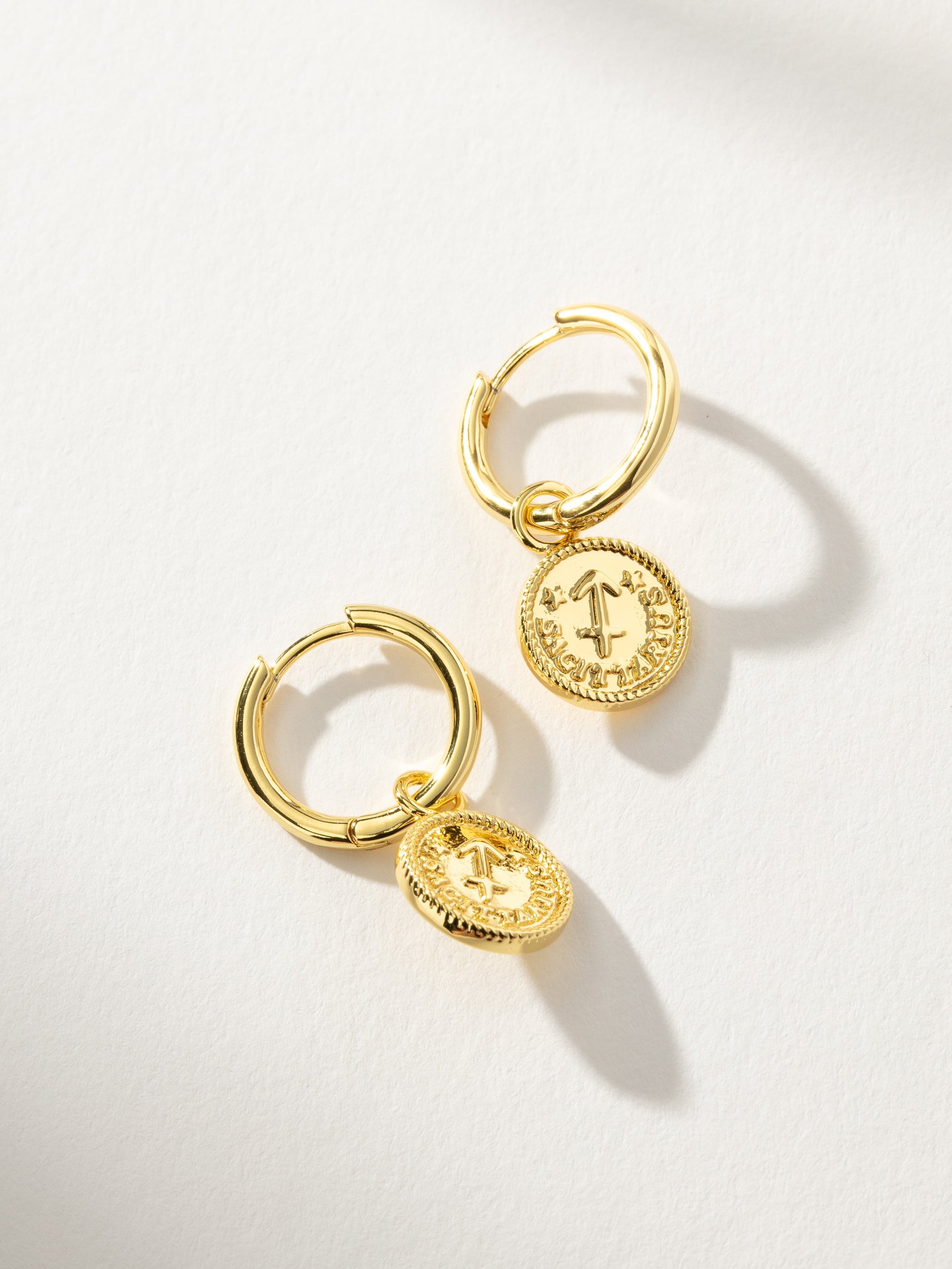 Zodiac Huggies | Gold Sagittarius | Product Image | Uncommon James