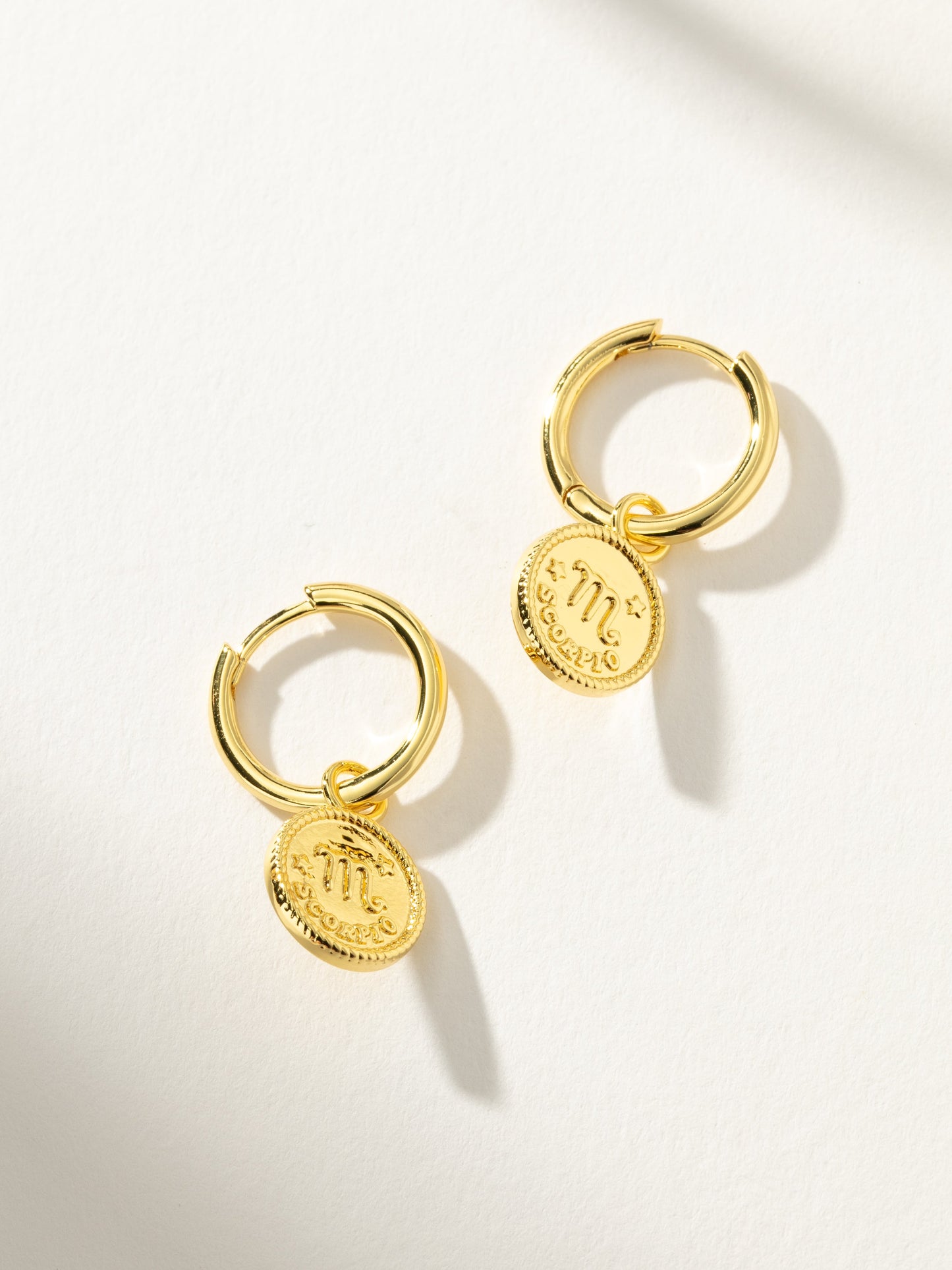 Zodiac Huggies | Gold Scorpio | Product Image | Uncommon James