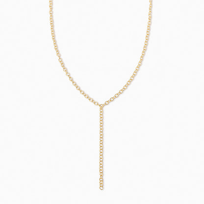 Circle Chain Lariat Necklace | Gold | Product Image | Uncommon James