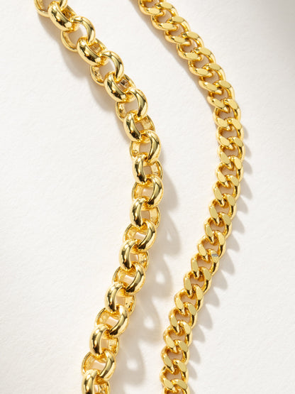 ["Double Up Chain Necklace ", " Gold ", " Product Detail Image 2 ", " Uncommon James"]