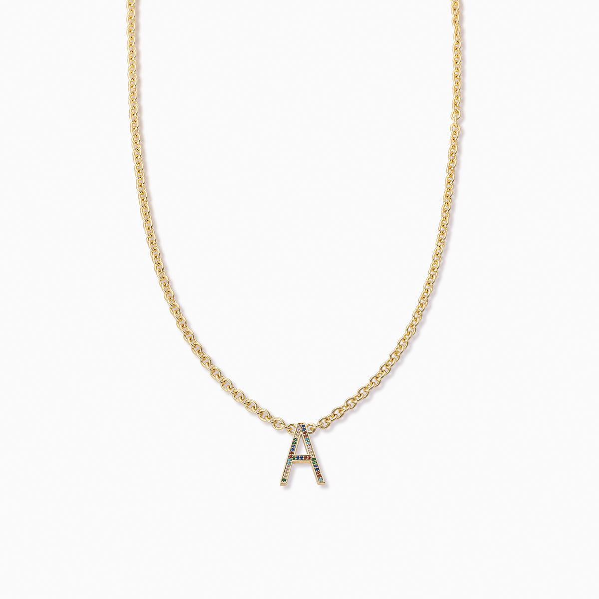 Know Me Necklace | Gold A | Product Image | Uncommon James