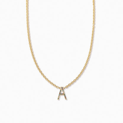 Know Me Necklace | Gold A | Product Image | Uncommon James
