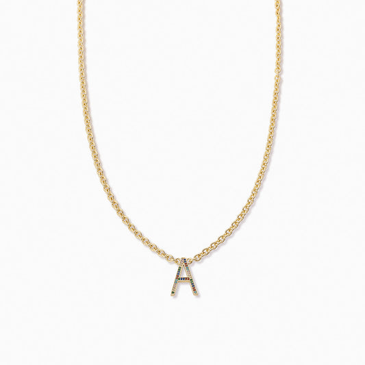 Know Me Necklace | Gold A | Product Image | Uncommon James