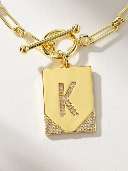 ["Leave Your Mark Chain Necklace ", " Gold K ", " Product Detail Image ", " Uncommon James"]