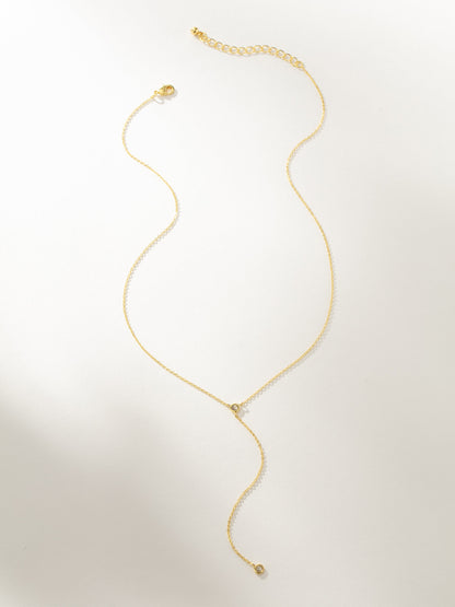 Little Things Lariat Necklace | Gold | Product Image | Uncommon James