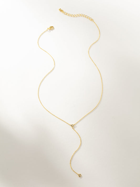 Little Things Lariat Necklace | Gold | Product Image | Uncommon James