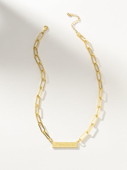Love Life Necklace | Gold | Product Image | Uncommon James