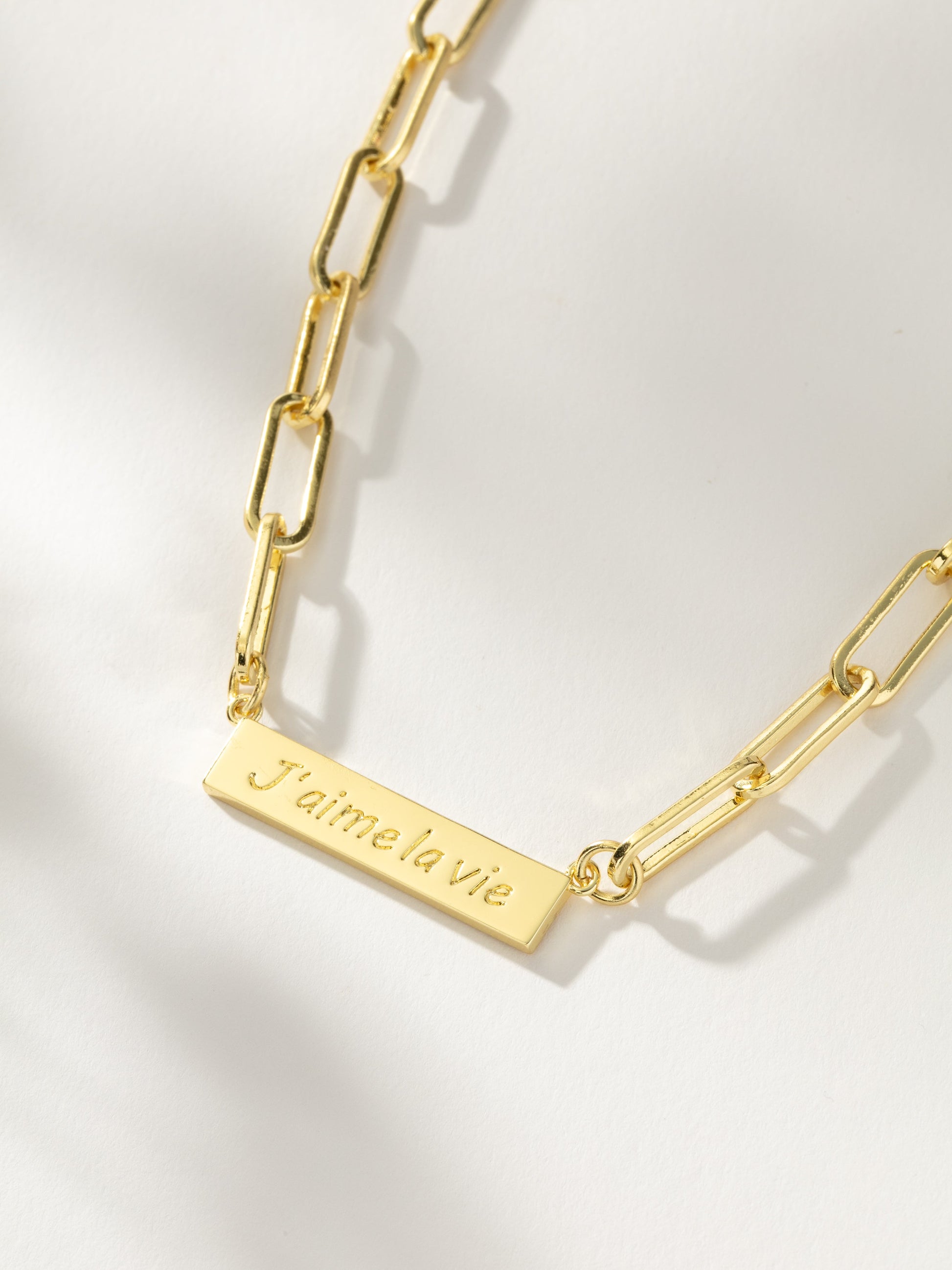 Love Life Necklace | Gold | Product Detail Image | Uncommon James