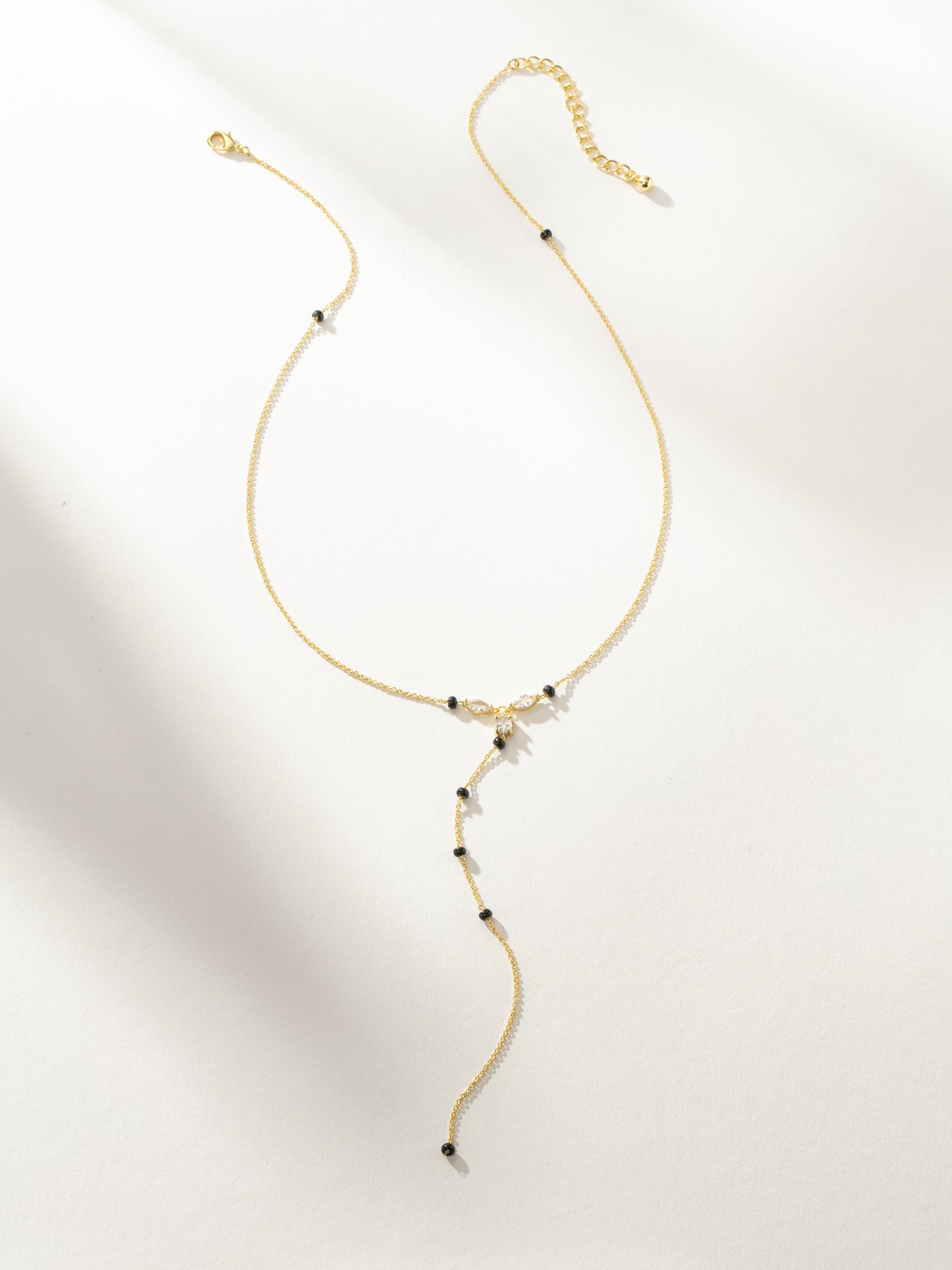 Nightlife Lariat Necklace | Gold | Product Image | Uncommon James