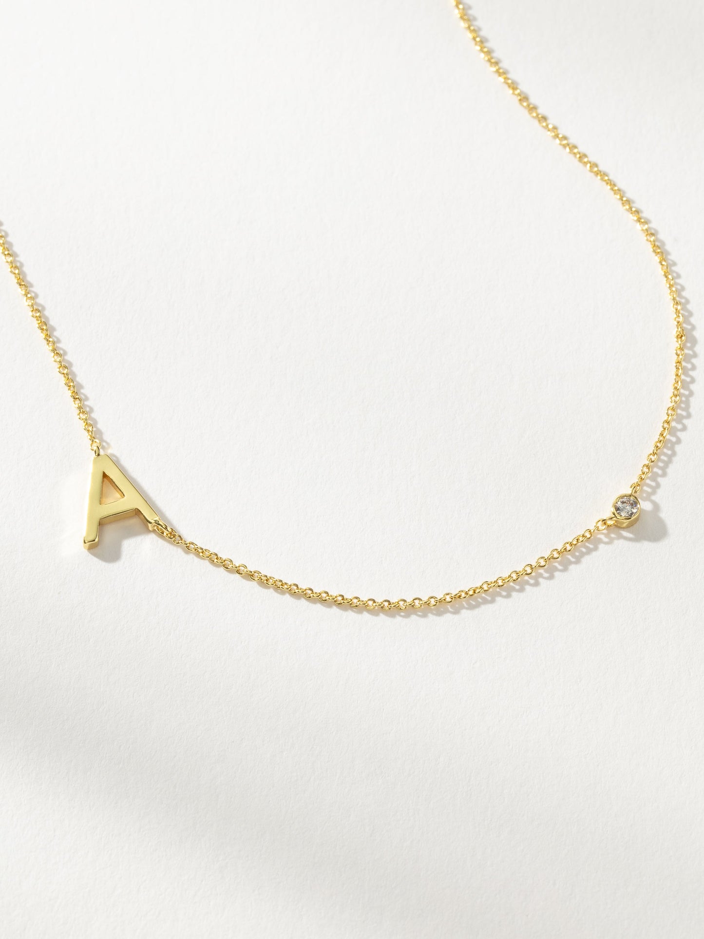 Personalized Touch Necklace | Gold A | Product Image | Uncommon James