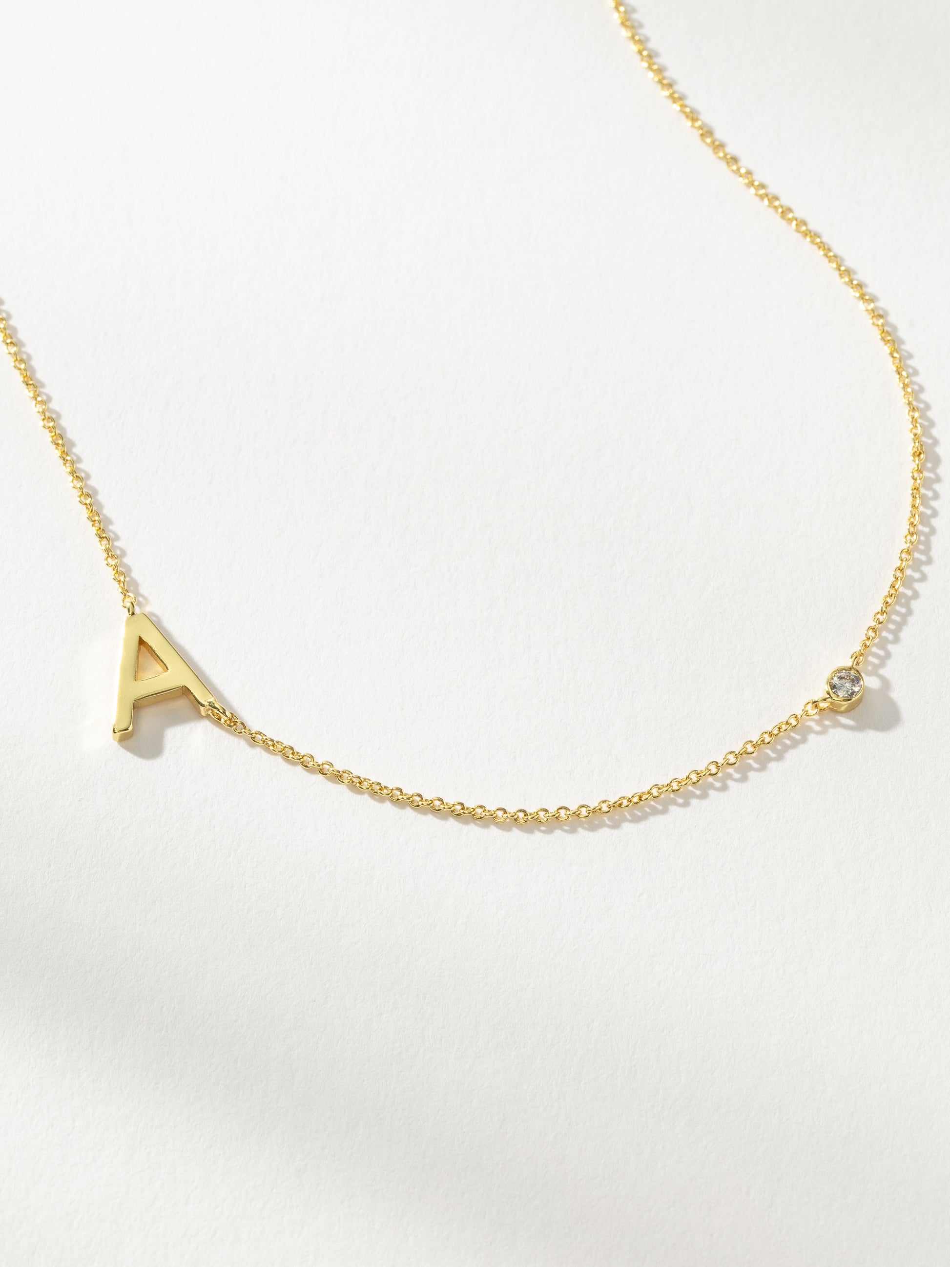 Personalized Touch Necklace | Gold A | Product Image | Uncommon James