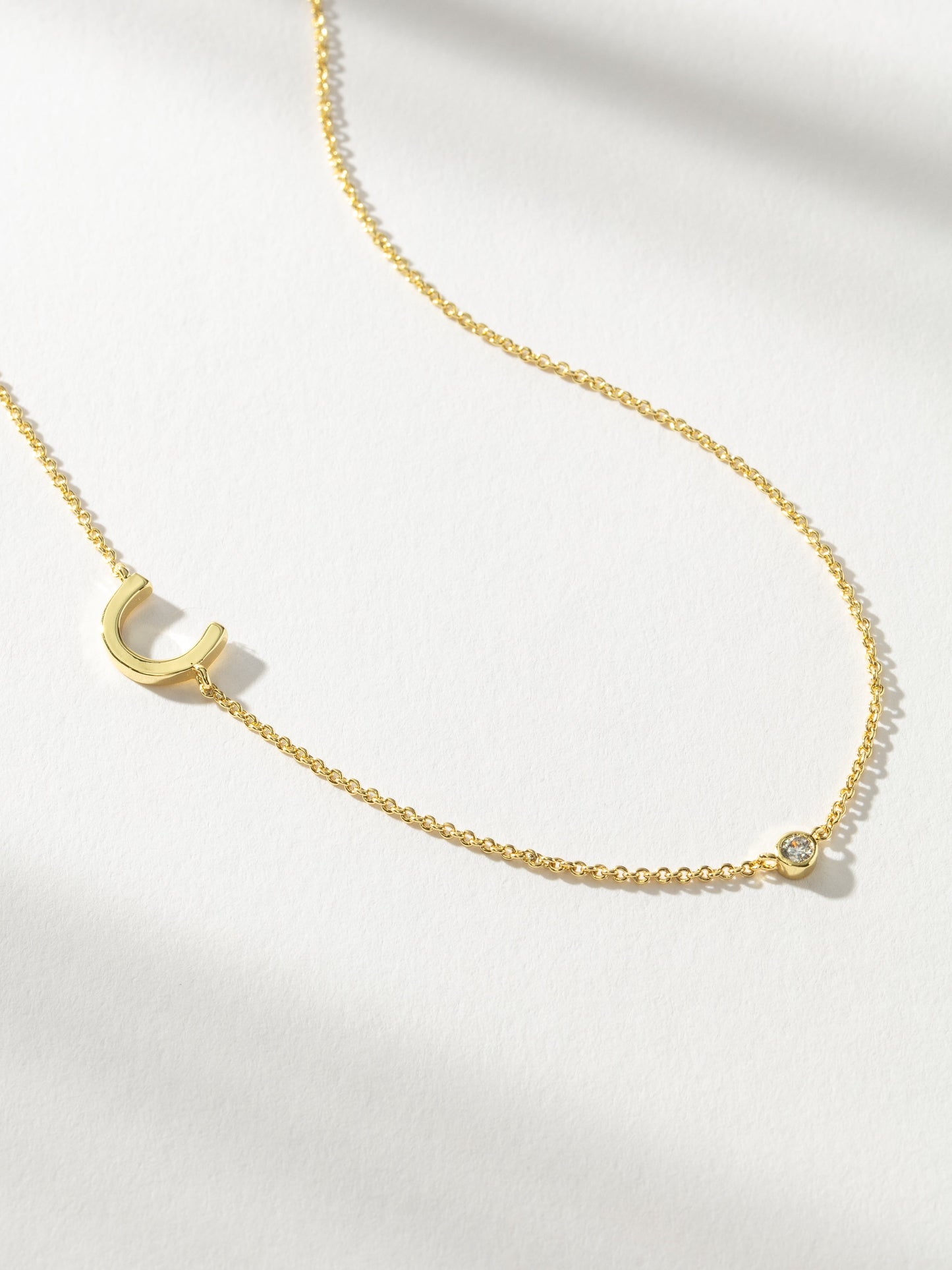 Personalized Touch Necklace | Gold C | Product Image | Uncommon James