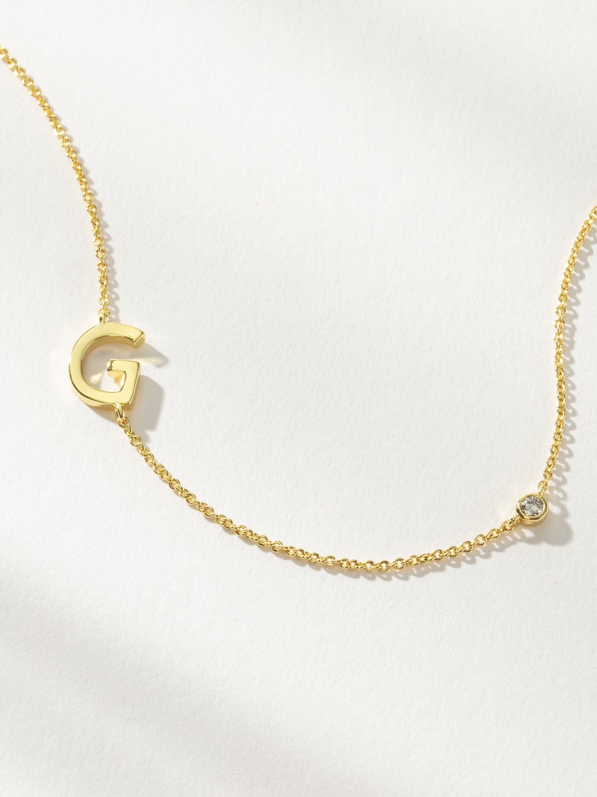 Personalized Touch Necklace | Gold G | Product Image | Uncommon James