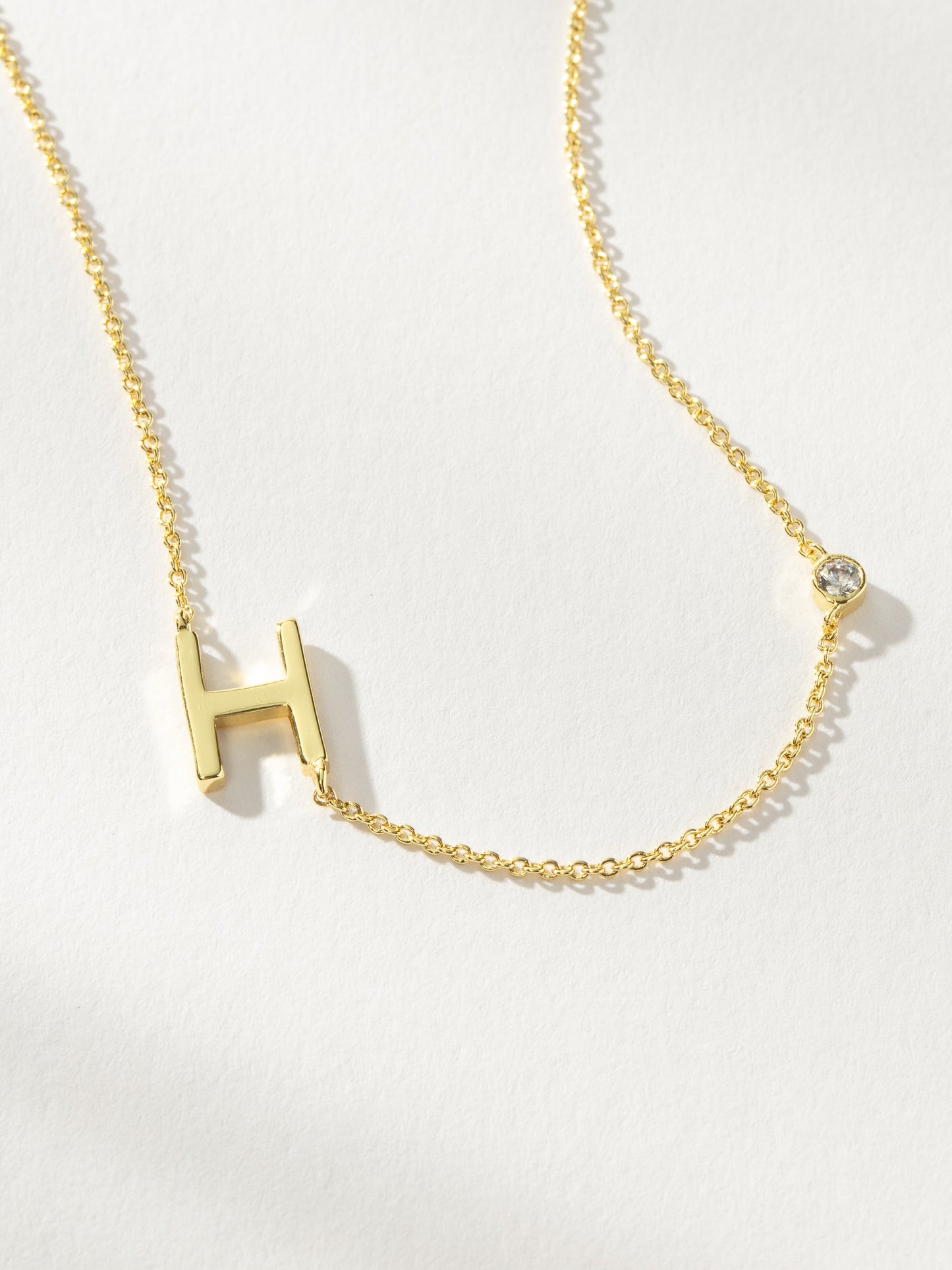 Personalized Touch Necklace | Gold H | Product Image | Uncommon James