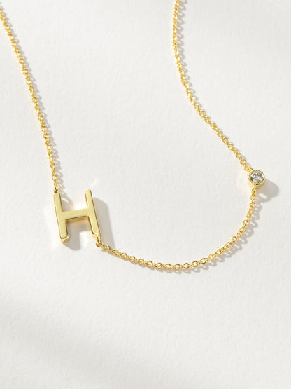 ["Personalized Touch Necklace ", " Gold H ", " Product Image ", " Uncommon James"]