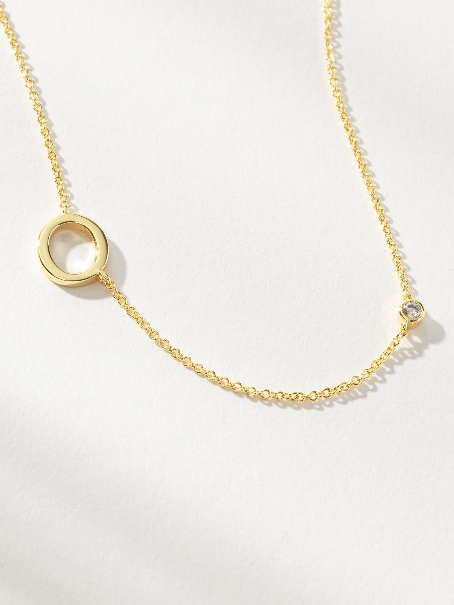 Personalized Touch Necklace | Gold O | Product Image | Uncommon James