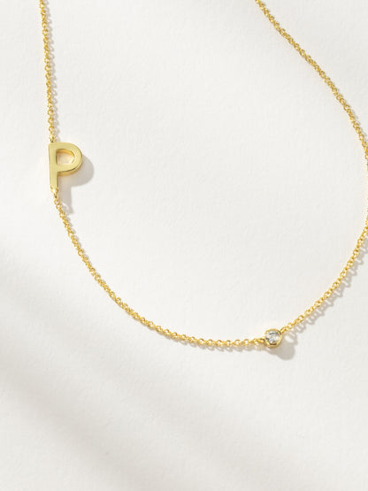 ["Personalized Touch Necklace ", " Gold P ", " Product Image ", " Uncommon James"]